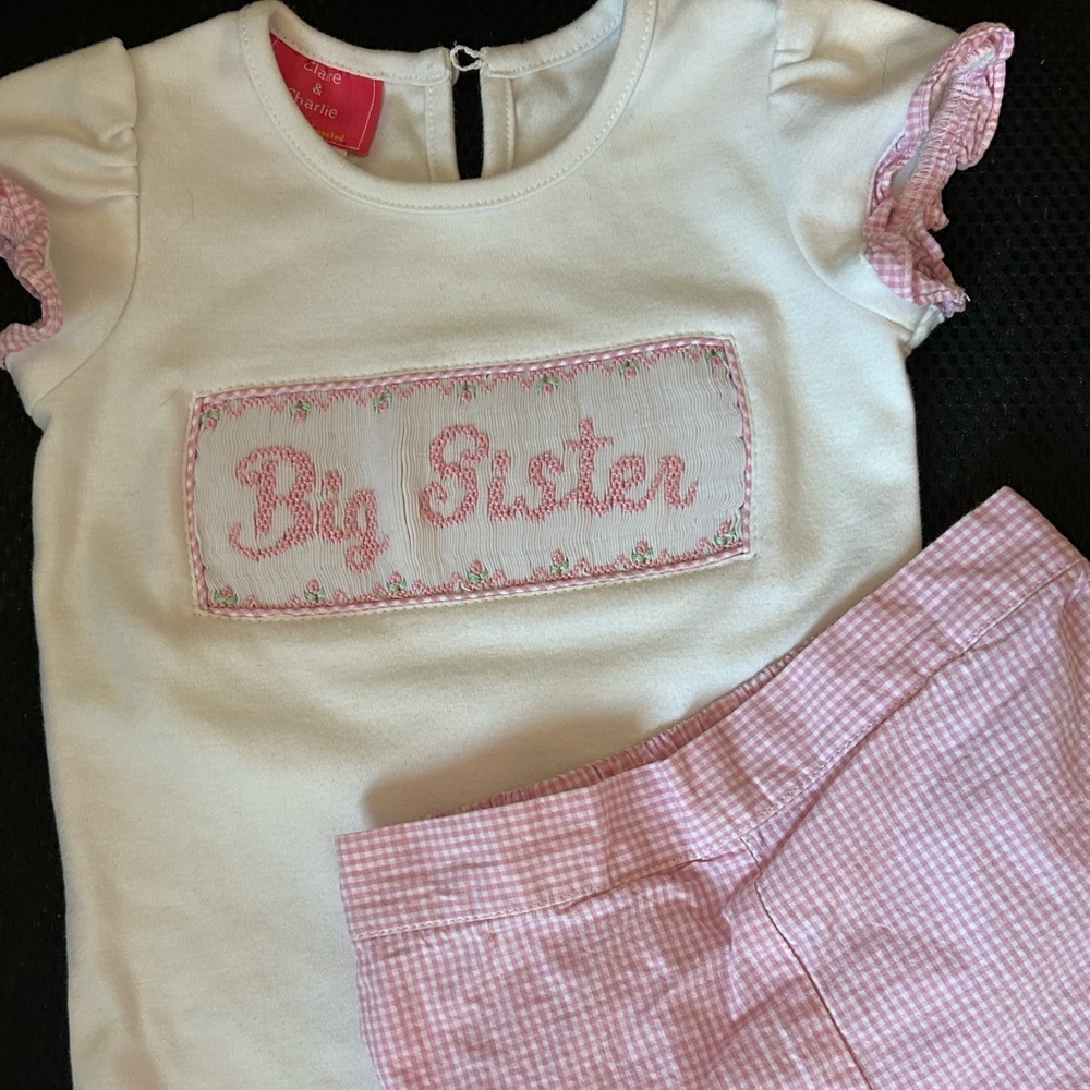 Big sister outfit. 18 month